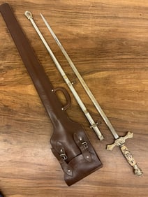 Vintage Knights Of The Templar Ceremonial Sword
