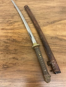 Original WW2 Japanese Officer's Samurai Sword With Sheath