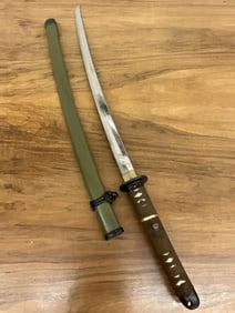 Original WW2 Japanese Officer's Samurai Sword With Sheath