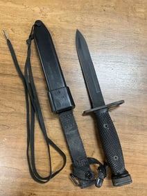 M-7 Bayonet In A M-10 Scabbard