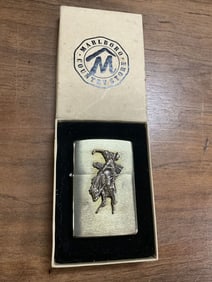 Zippo Solid Brass Marlboro Windproof Lighter