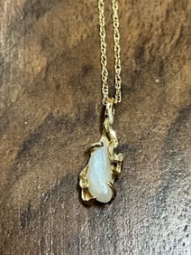 14K Gold Pearl Necklace