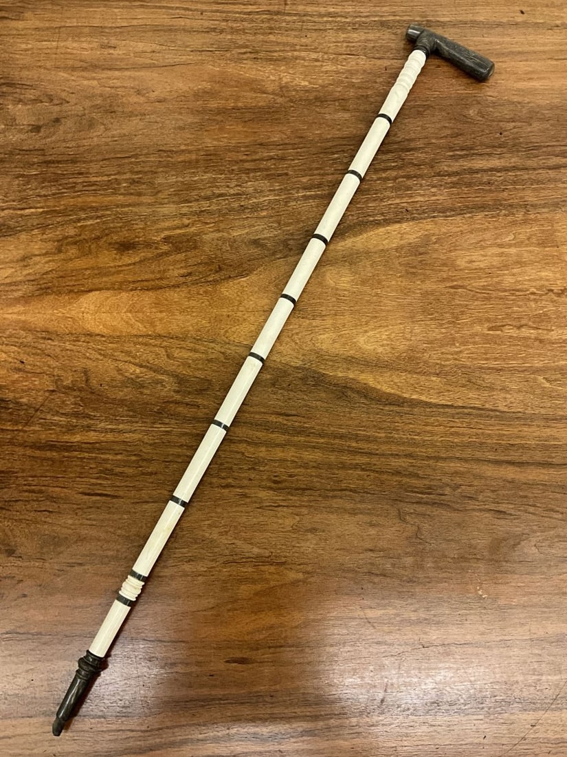 Bone Walking Stick: Missing tip.