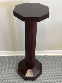 Early Solid Mahogony Fern Stand with Octagon Base