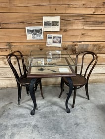 Rare Drugstore/Soda Shop Showcase Top Table