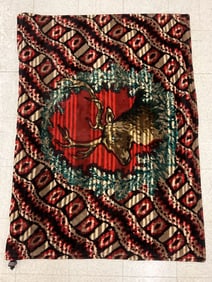 Antique Chase Horse Hair Buggy Blanket