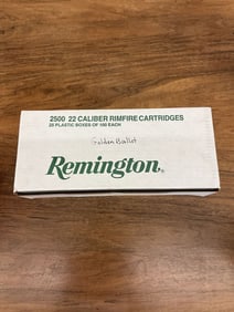 Rimfire 22 caliber Cartridges