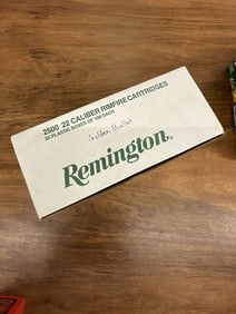 Rimfire 22 caliber Cartridges