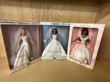 Lot of Three Barbies