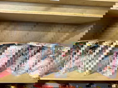 Lot of Nine Barbies
