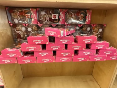 Lot of Thirty University Barbies