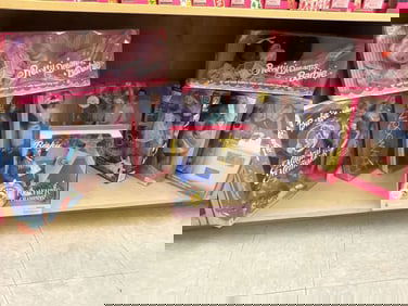 Lot of Ten Assorted Barbie Dolls