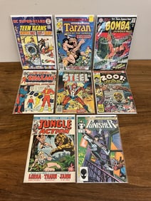 Lot of Eight D.C. & Marvel #1 Books