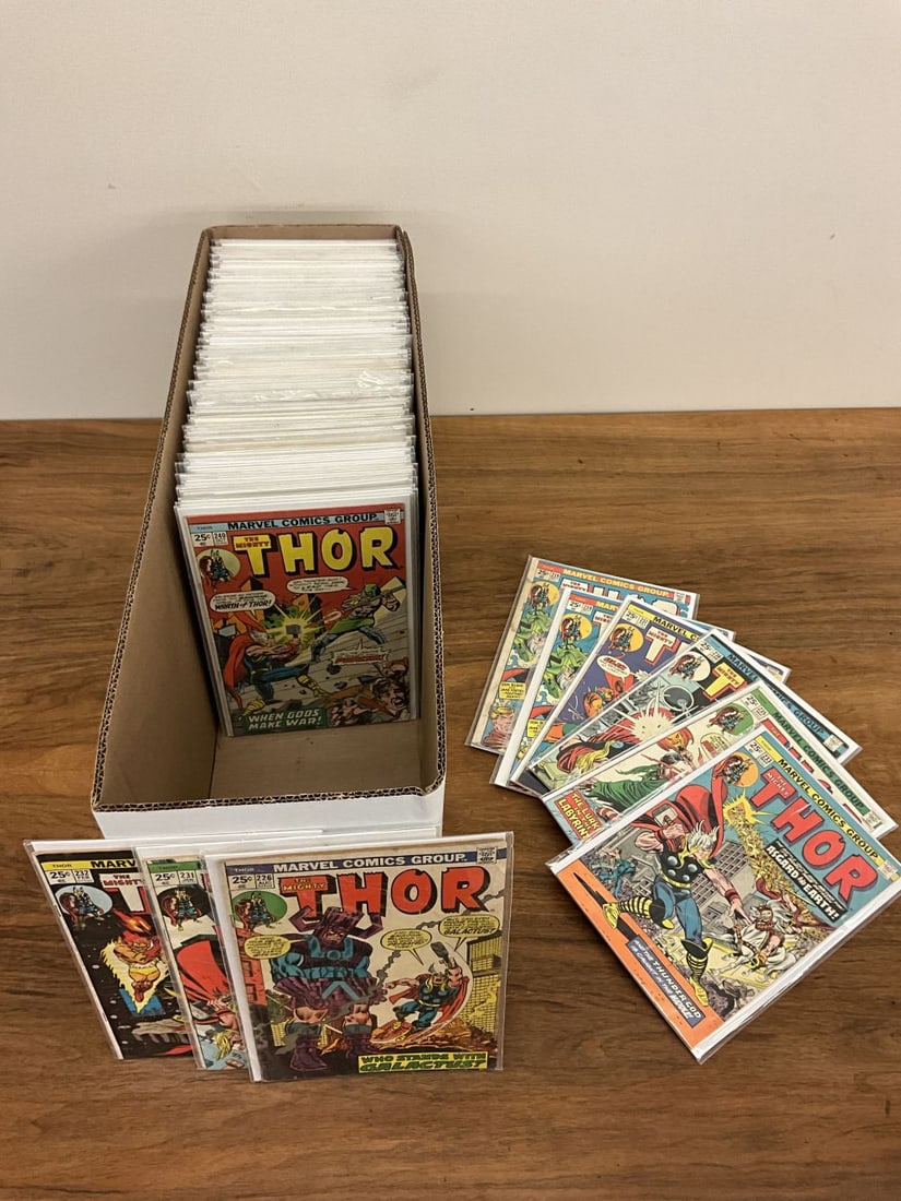 Box of Approximately 150 of The Mighty Thor: Marvel Comics