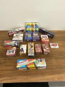 Large Lot of Factory Sealed Collectible Ball Cards