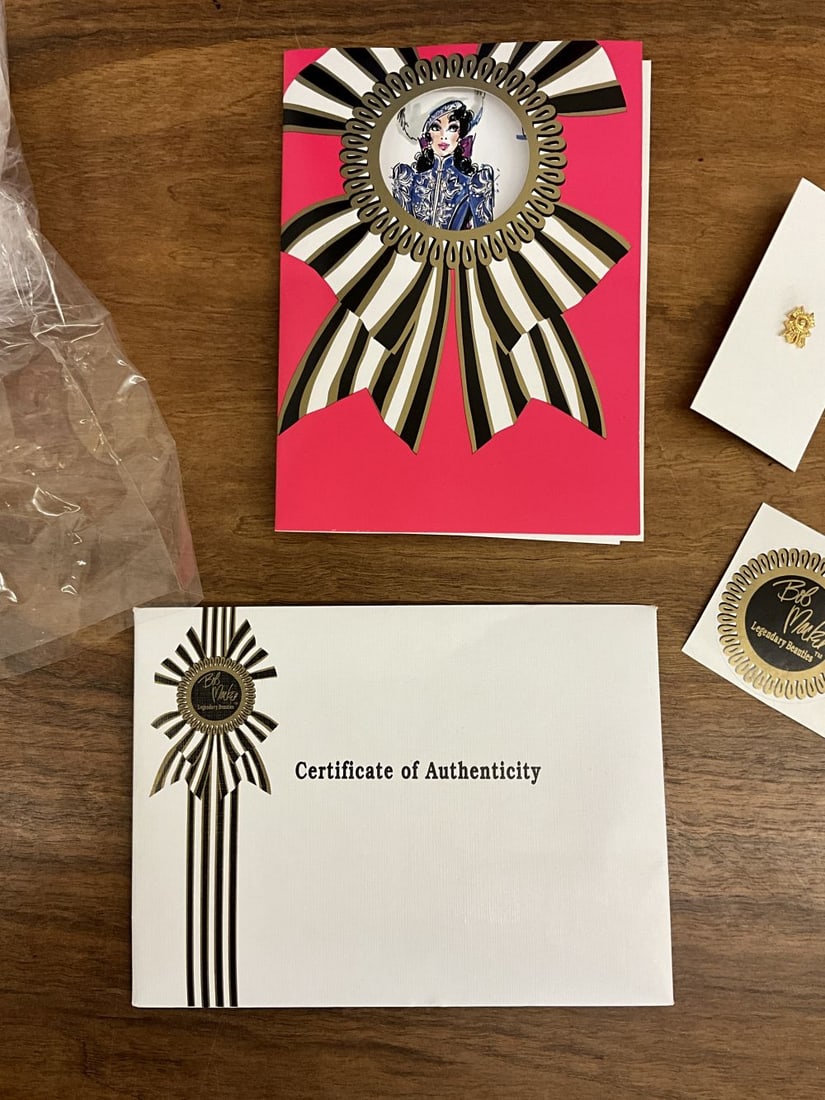 Bob Mackie 1995 Legendary Beauties Autumn Doll: never displayed, original box, COA. 24" porcelain doll