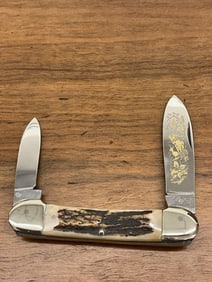 Vintage German Eye Stag Canoe