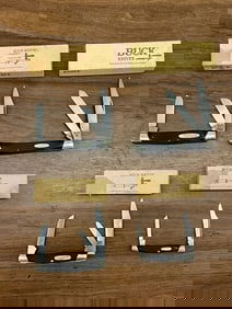 4 Buck Pocket Knives New In Box