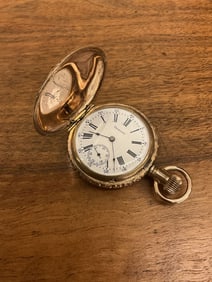 N.Y.S Tribune 11 Jewel 6 Size Leaver Set Pocket Watch