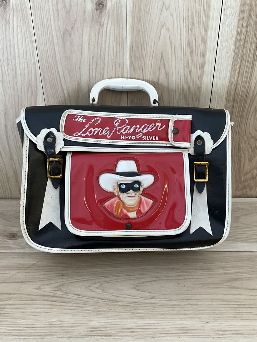 The Lone Ranger Hi-Yo Silver Bookbag: Rare find. Overall very good condition