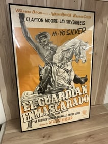 The Lone Ranger Original 1956 Argentine Movie Poster