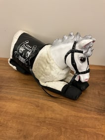Lone Ranger Plush- Sit On Horse, Silver
