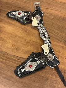 Bronze Finish Actoy Lone Ranger Cap Guns And Holster