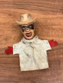 Early 1950's Lone Ranger Hand Puppet