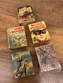 Lot of 5 Better Little Lone Ranger Books
