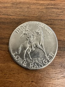 The Lone Ranger's Silver's Lucky Horse Shoe  Coin Token- Merita Bread