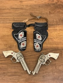 The Lone Ranger Hubley Texan Jr. Holster and Cap Gun Set