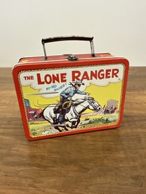 Original 1950's ADCO Red Band Lone Ranger Lunch Box