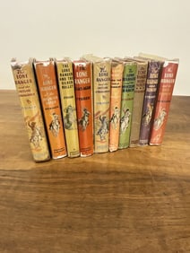 Lot Of 10 Hardcover Lome Ranger Books