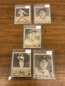 1940 Lot of 5 Play Ball Cards
