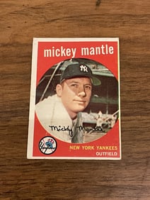 1959 Topps Mickey Mantle #10