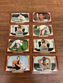Lot of Eight !955 Bowman Ball Cards