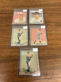 Lot of Five 1941 Play Ball Cards