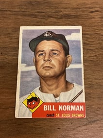 1953 Topps Bill Norman #245