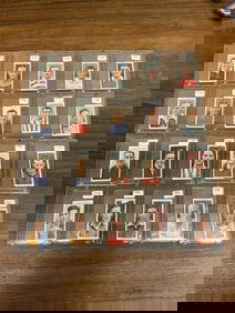 Twenty 1938 Willis Cigarette Cards