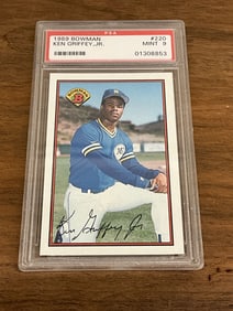 1989 Bowman Ken Griffey, Jr. #220  PSA Mint 9