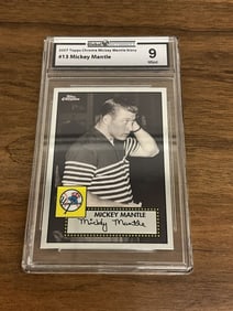 2007 Topps #13 Mickey Mantle  Topps Chrome Mickey Mantle Story 9 Mint