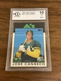 1986 Topps Traded #207T Jose Canseco  10 Mint or Better