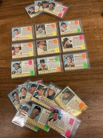 Twenty-Two 1963 Post Cereal Cards