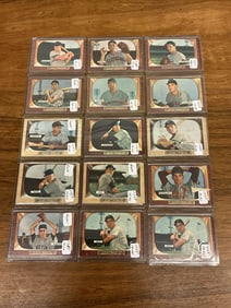 Lot of Fifteen 1955 Topps Ball Cards