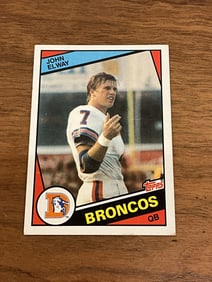1984 Topps John Elway Rookie card # 163