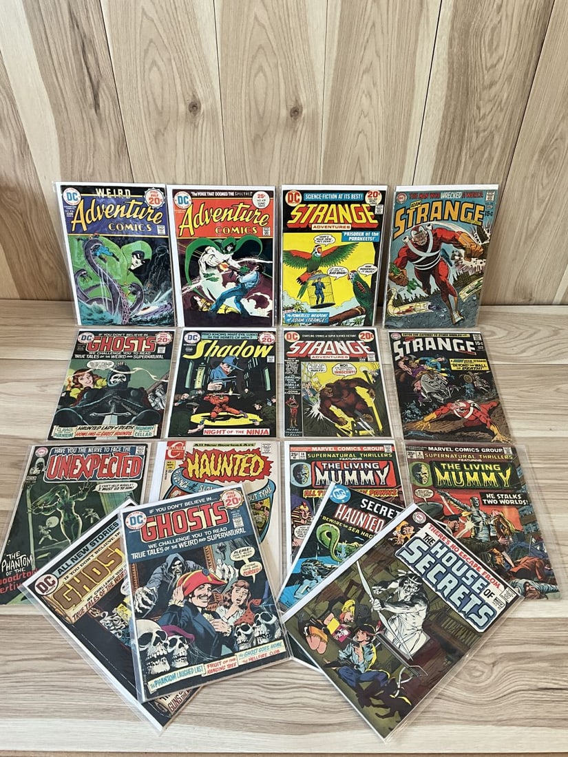 16 DC and Marvel Horror Comics: Weird Adventures, Adam Strange, and Ghosts