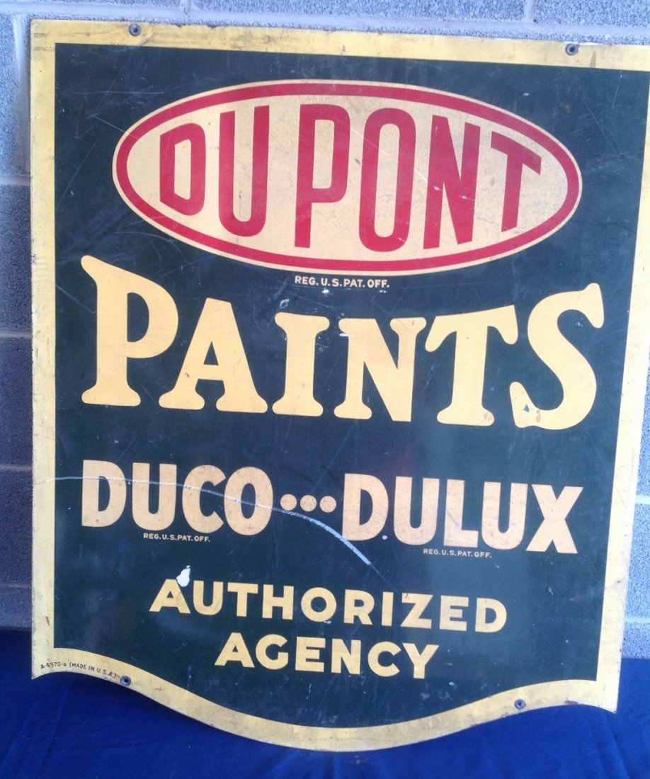 Double Sided Dupont Paints Sign