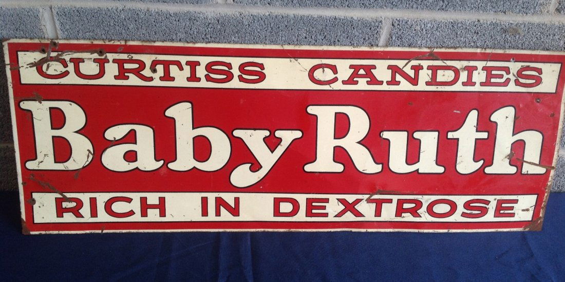 Curtiss Candies Baby Ruth Sign