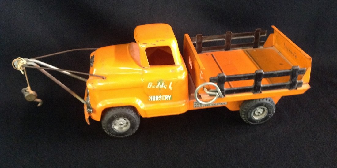 1950’s Buddy L Nursery Stake Truck: Original 1950’s Buddy L Nursery Stake Truck. 18” Long