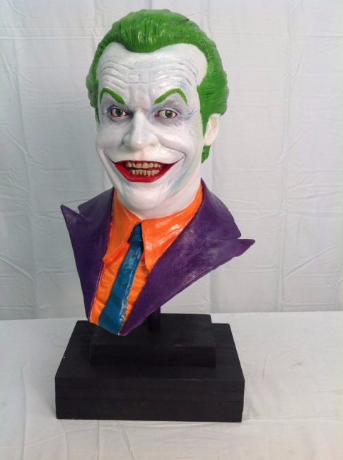 Joker "Jack Nicholson" Life Size Bust: Joker From Tim Burtons "Batman"